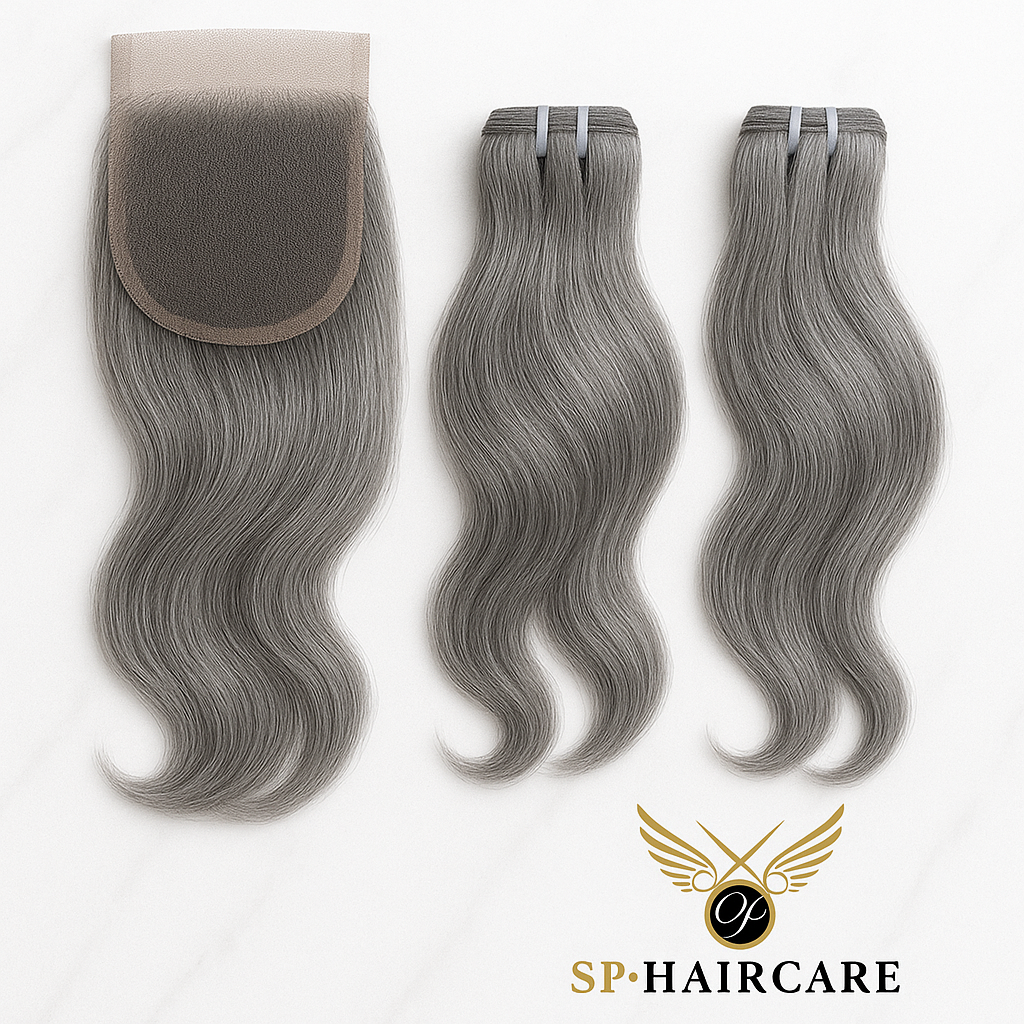 Gray Hair Weft & Closure
