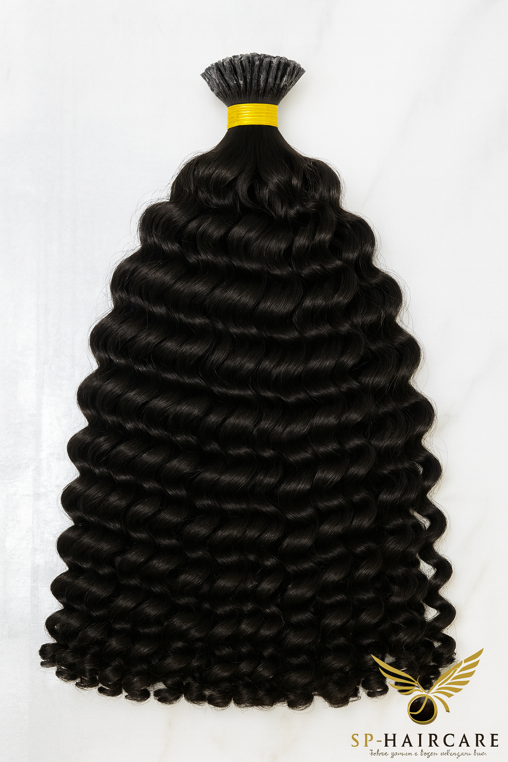 I-Tip Hair Extensions Deep Wavy Curly | 100% Raw Human Hair