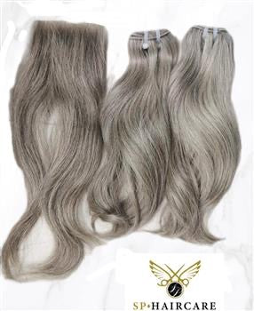 Gray Hair Weft & Closure